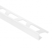 Schluter JOLLY-AC MBW Straight Edge Colour-Coated Aluminium Matte Brilliant White 2.5m